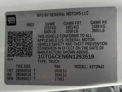 2022 GMC Canyon Elevation