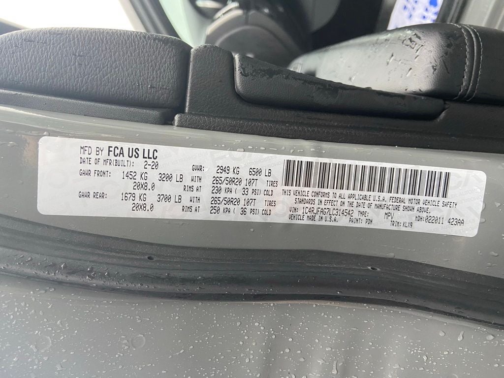 2020 Jeep Grand Cherokee Altitude